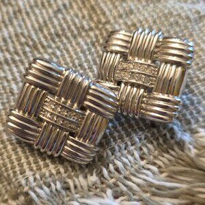 Vintage clip on earrings